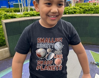 Dwarf Planets Kids T-Shirt: Educational Astronomy Gift