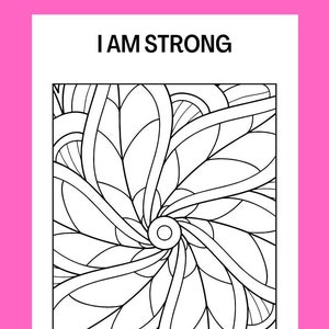 The I Am Mindfulness Coloring Collection | Coloring Pages | Printable Coloring Pages