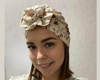 Flower Turban Hat - Chemo