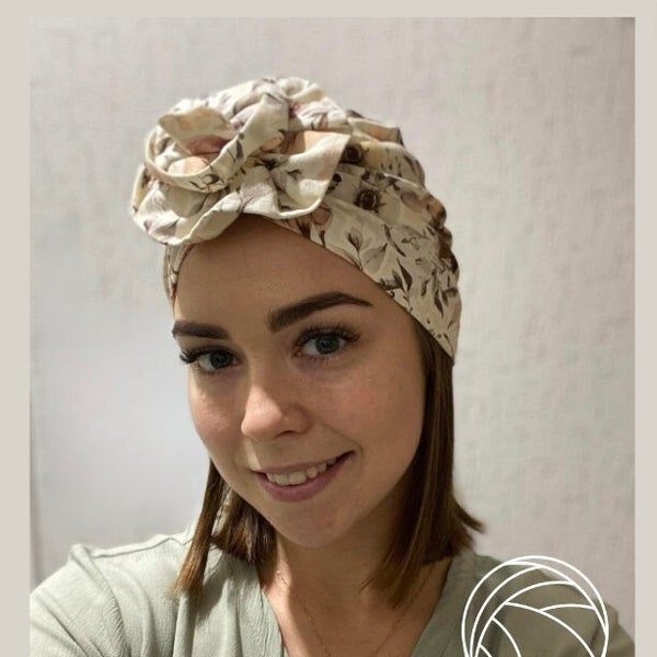 Flower Turban Hat - Chemo