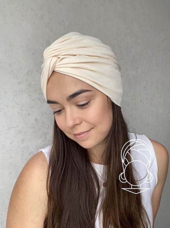 Chemo Turban Hat 'Gemstone' - (90Cotton & 10Elastane)(double sided)