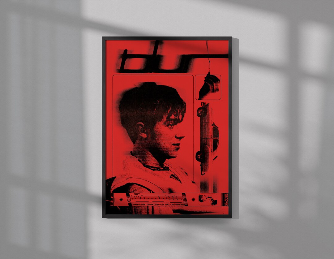 Blur Poster Music Poster Wall Art Wall Decor Etsy