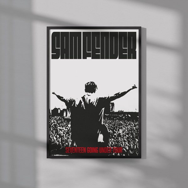 Sam Fender Poster | Music Poster | Wall Art | Wall Decor