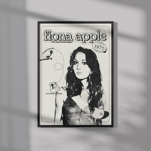Fiona Apple Poster | Music Poster | Wall Art | Wall Decor