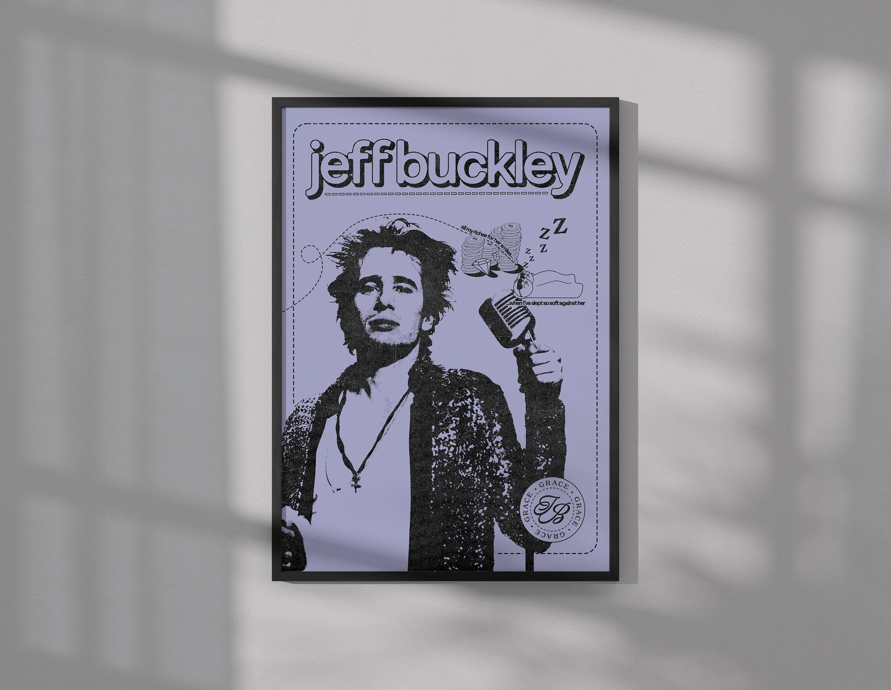 Discover Jeff Buckley Poster | Music Poster | Wall Art | Wall Decor