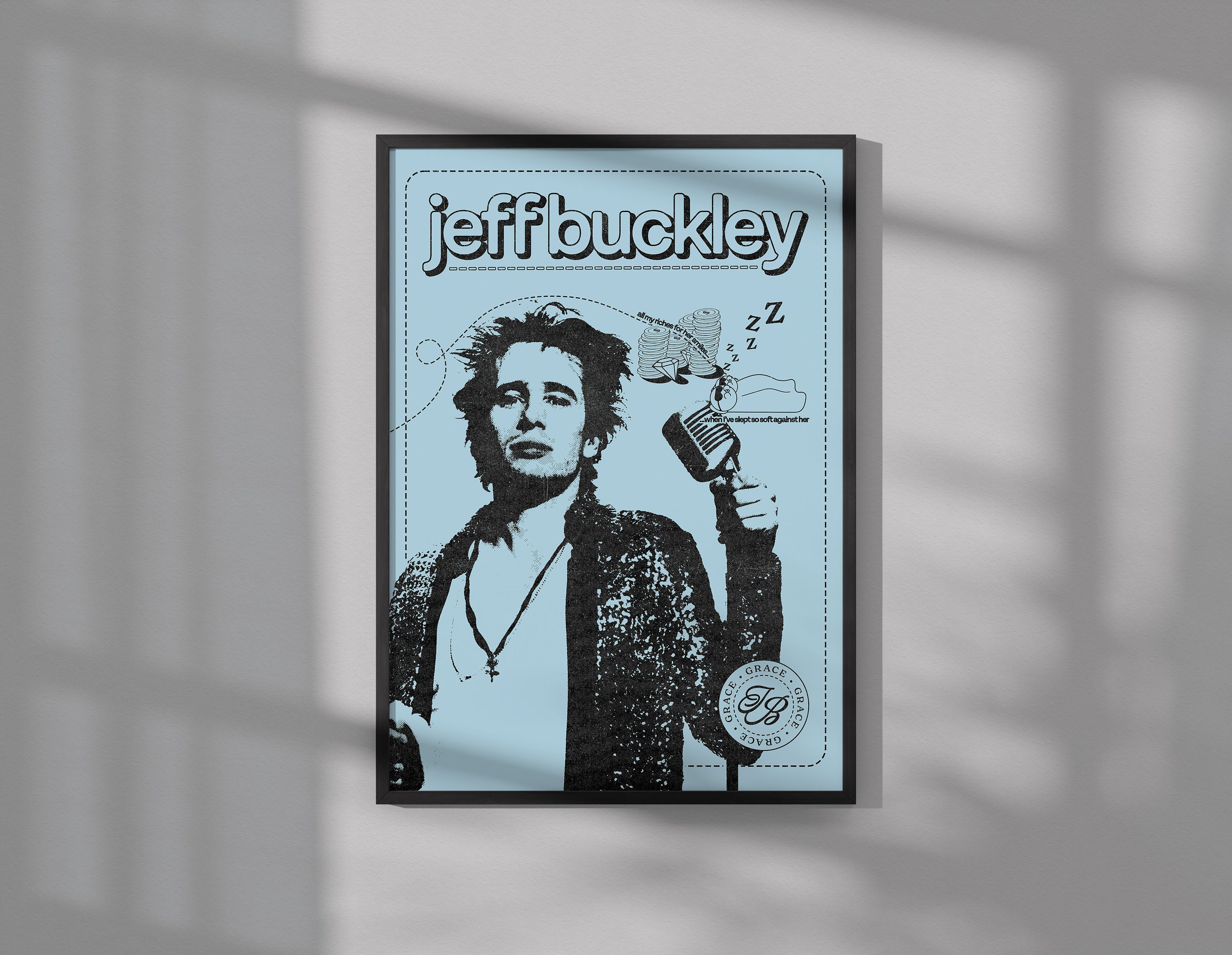 Discover Jeff Buckley Poster | Music Poster | Wall Art | Wall Decor
