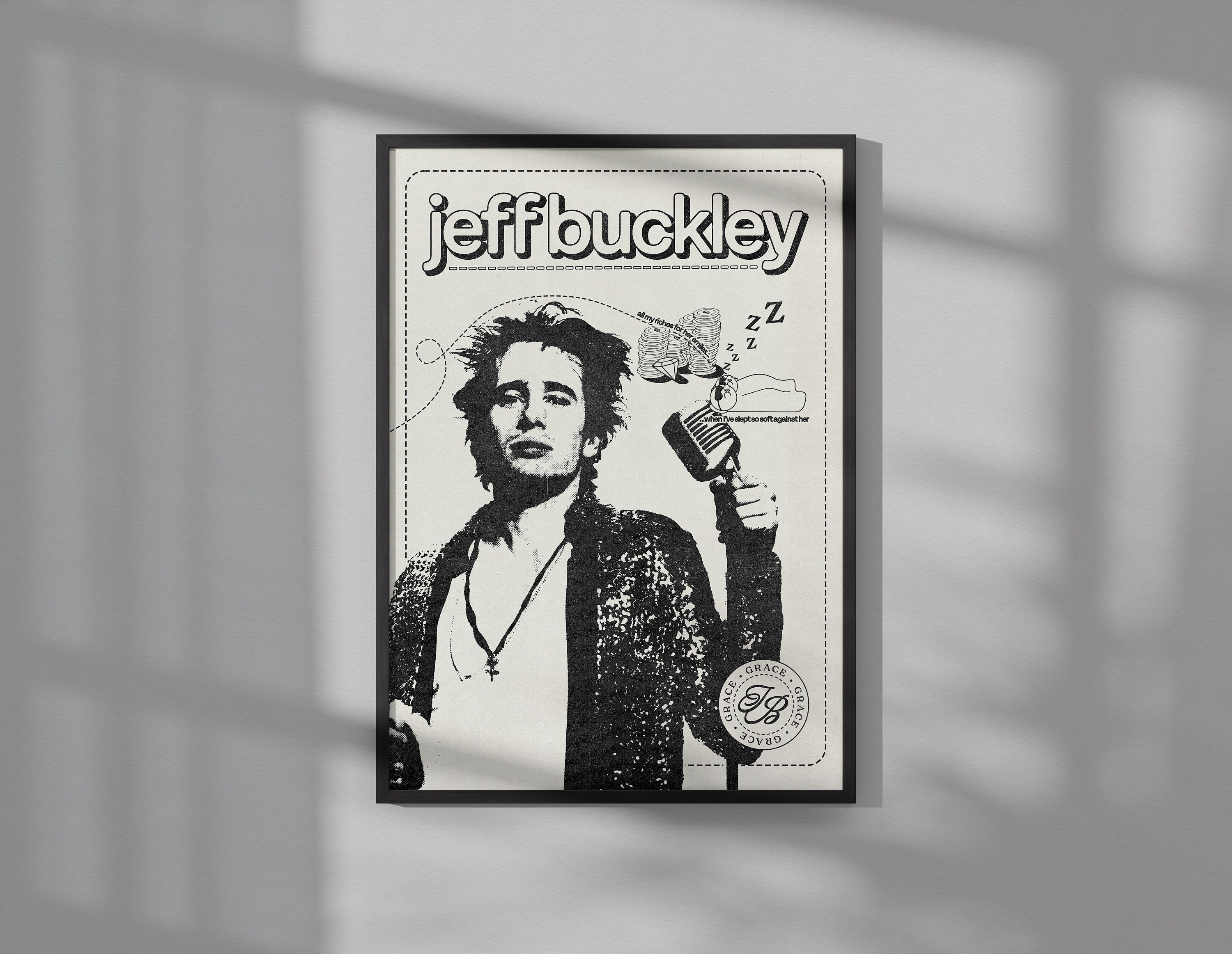 Discover Jeff Buckley Poster | Music Poster | Wall Art | Wall Decor