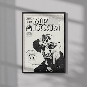 Doomsday By MF Doom Lyrics Print Can - Canvas Art Print