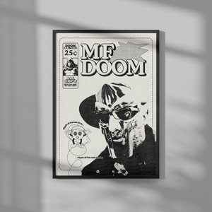 Doomsday By MF Doom Lyrics Print Can - Canvas Art Print