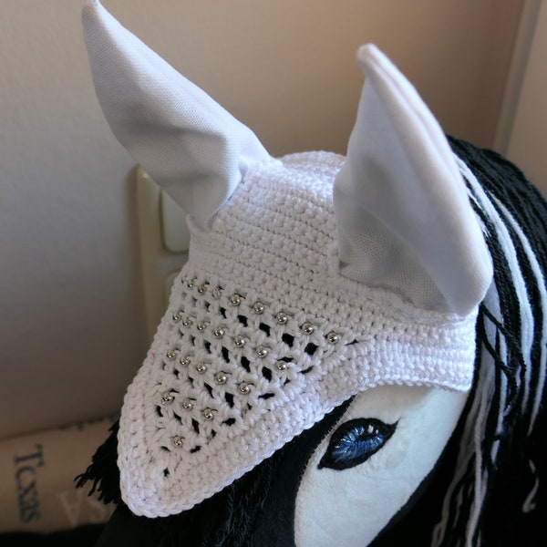 Fly hat hobby horse hobbyhorse flybonnet fly ears flycap accessories