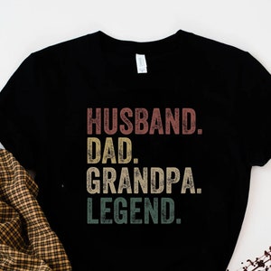 Personalized Grandpa Legend Shirt: Husband Dad Grandpa Gift