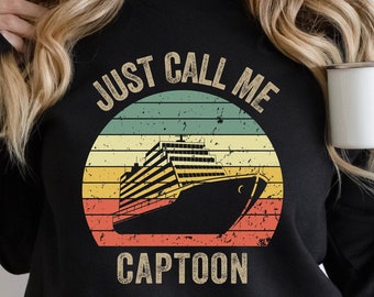 Pontoon Captain Shirt: Retro Boating Gift for Lake Lover
