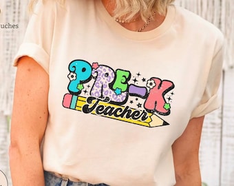 Camiseta de maestro de preescolar, equipo de maestros, escuadrón de preescolar