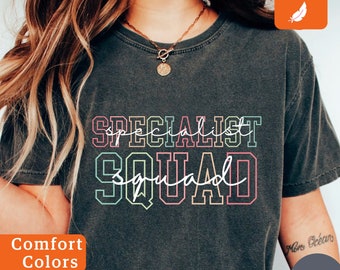 Equipo Especialista, Camiseta Especialista, Camiseta de Regalo para Profesor Especialista, Camisetas del Equipo Especialista, Camiseta para Auxiliar Docente, Camiseta Para