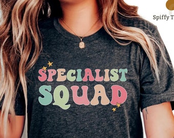 Camiseta del equipo de especialistas: camiseta retro de profesor