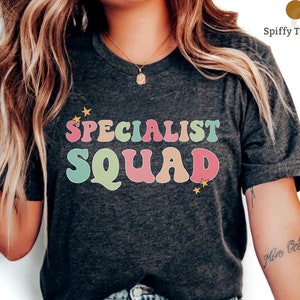 Specialist Squad, Specialist Shirt, Gift For Specialist Teacher T-Shirt, Specialist Crew Shirts, Paraprofessional Tshirt, Para Shirt