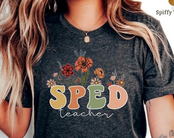 Chemise de l'équipe de rêve pour l'éducation spécialisée, Chemises de l'équipe SPED, Chemise d'enseignant d'éducation spécialisée, Équipe spéciale d'éducation, T-shirt mignon d'enseignant SPED de l'équipe SPED