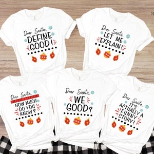 Funny Family Christmas Shirts: Matching Group Holiday Tees
