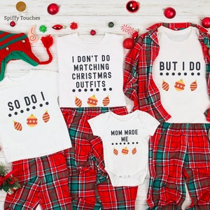Family Christmas Pajamas, Matching Family Christmas Pajamas Family, Holiday Pajamas, Christmas PJs Family, Family Christmas Shirts,Group Tee