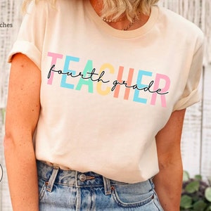 Fourth grade Teacher T-Shirt, For Fourth grade Teacher, Fourth Grade Teacher Shirts, 4th grade tee, fourth grade shirt, hello fourth grade