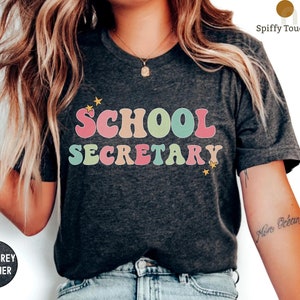 School Secretary Shirt, School Receptionist T-Shirt, Front Office Lady Tee, Administrator Tshirt, Assistant Shirt, Front Office Crew, Squad