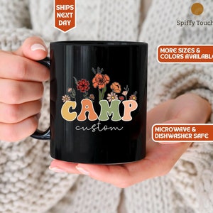 Custom Camp Mug, personalized campfire mug, Personalized camp mug, hiking mug, Custom camp mug, Camping Gift, Camper Gift, Camping Mug Gift