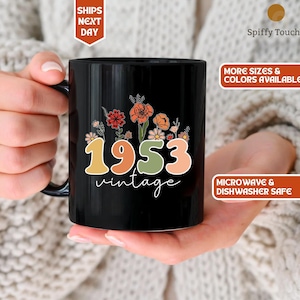 70th Birthday Gift, 70th Birthday Mug, Vintage 1953 Mug, 70th Birthday Gift For Women, 70th Birthday Gift For Men, 70th Birthday Friend