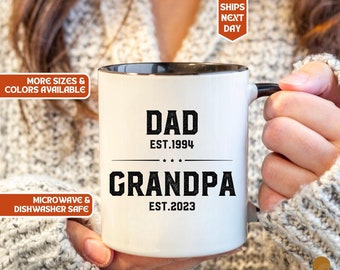 New Grandpa Mug, New Grandpa Gift, Dad To Grandpa, New Grandpa Coffee Mug, Grandpa To Be Gift, New Grandpa Cup, Grandpa To Be Mug