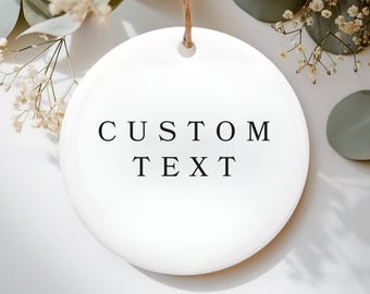 Custom Design Ornament, Company Logo Ornament, Christmas Gift, Christmas Gift, Christmas Ornament, Personalized Ornament, Logo ornament