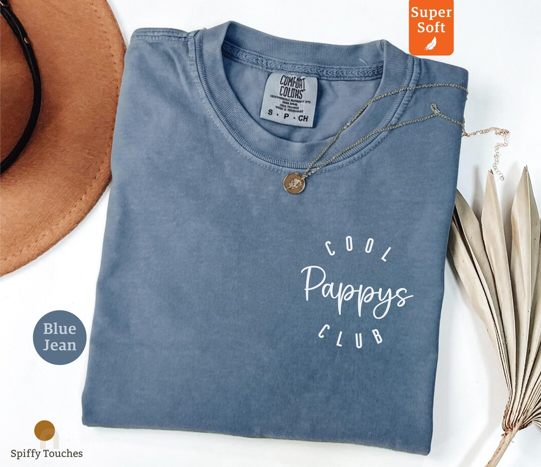 Cool Pappy's Club T-shirt, Comfort Colors Tee, Gift for Grandpa ...