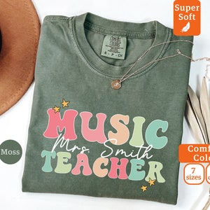 Comfort Colors® Music Teacher Shirt, Music Teacher Gift, Music Shirt, Music Gift, Music Gifts, Music Lover Gift, Music Shirt, Chorus Teacher