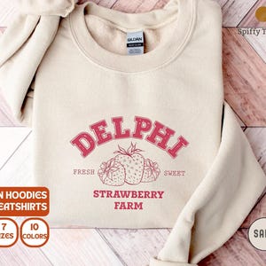 Delphi Strawberry Farms Sweatshirt, Percy Jackson Inspired