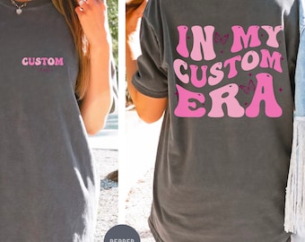 Custom Gender Mom Era Shirt, Expecting Mom Gift, Boy Mama Shirt, Gender Reveal, In My Mom Era, Pregnancy Gift, Mom Life Tee, New Mom Gift
