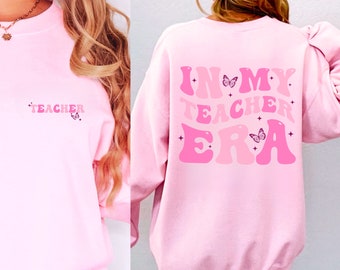 Moletom personalizado "Na minha época de professor", Moletom com nome personalizado para professor, Camiseta "Na época de professor", Moletom para professor do primeiro ano, Volta às aulas