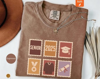 Personalised Senior 2026 Shirt, Custom Photo Comfort Colors Senior Shirt, Class of 2026 Shirt, Graduation Tee, Senior Gift, Proud Senior Tee