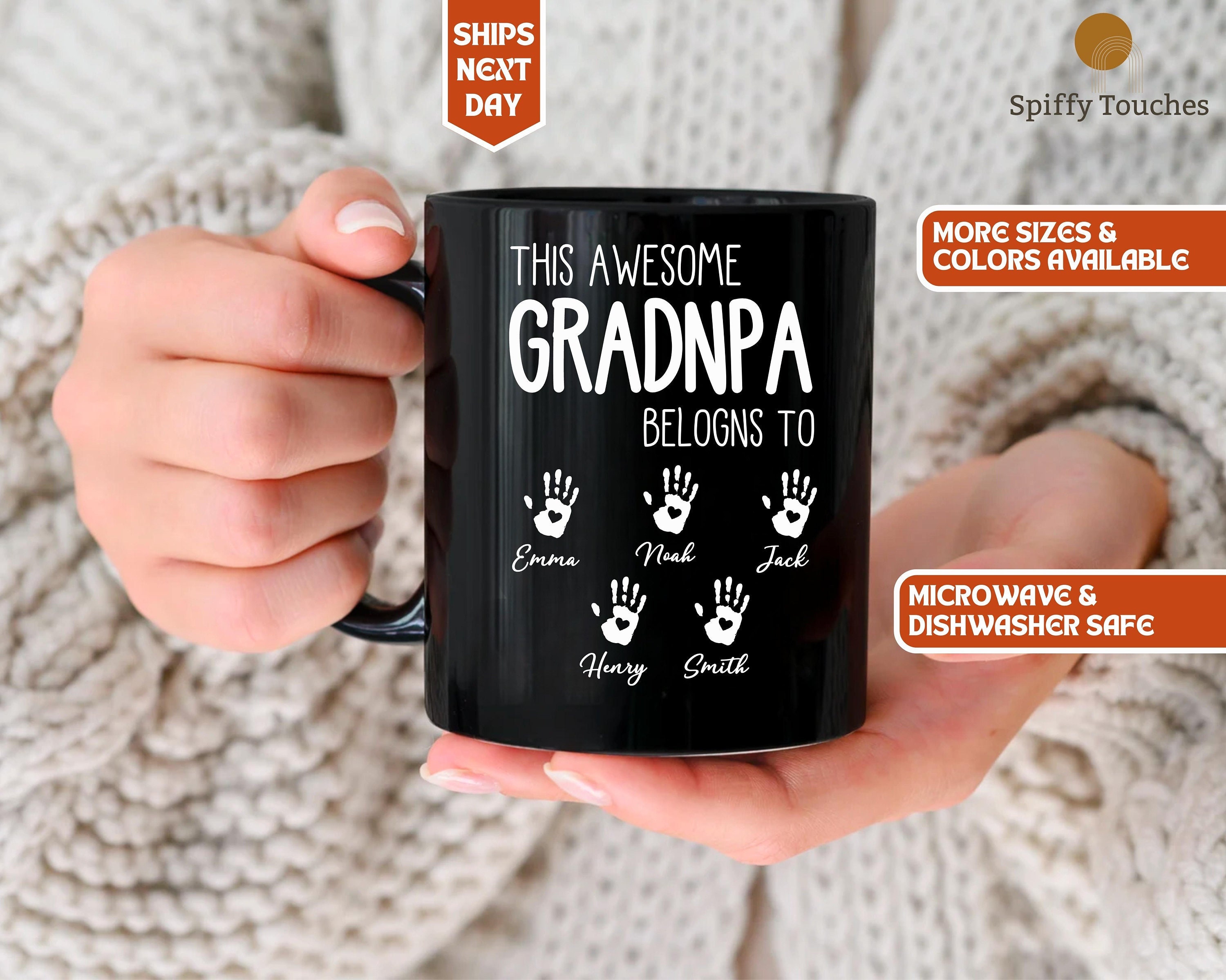 1 11oz Ceramic Mug Handle Personalized Name - United Kingdom