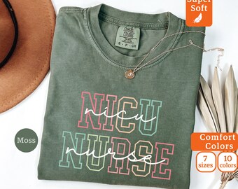 Comfort Colors NICU Nurse Shirt, Neonatal Intensive Care Unit