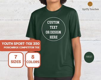 Youth Custom Performance Tee | Moisture-Wicking Sport-Tek Shirt
