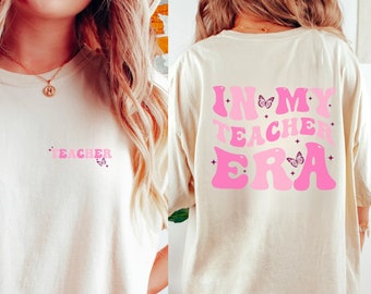 In My Teacher Era Shirt, Retro Teacher Gift