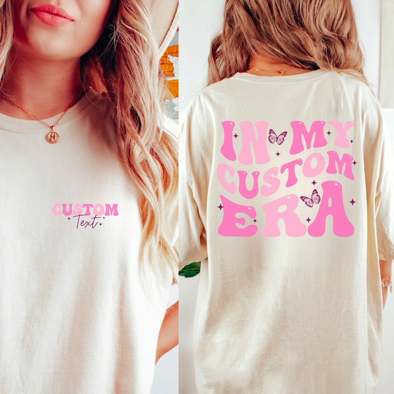 Custom In My Era T-Shirt, Retro Fan Tee, Comfort Colors Shirt, Personalized Era Tee, Cute Retro Aesthetic, Concert Outfit, Gift for Fan Girl