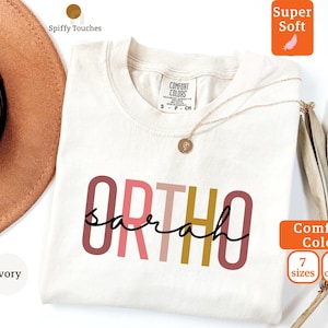 Personalized Ortho Shirt, Custom Ortho Shirt, Orthopedist Gift, Nurse Appreciation Gift, Orthopedic Technician Crewneck, Ortho Tshirt Gift