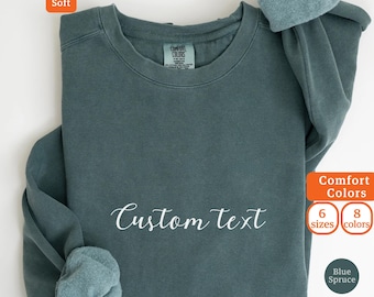 Personalized Bride Sweatshirt with Name and Wedding Date, Bride Sweater, Bridal Shower Gifts, Engagement Gift Idea, Custom Bride Sweater