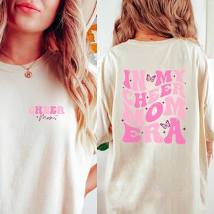 Comfort Colors® Cheer Mom Era Shirt Cheer Mom Shirts Cheermom Shirt Cheer Mom Gift Cheer Mom Tee Cheerleader Mom Tshirt Cheer Mama Shirt