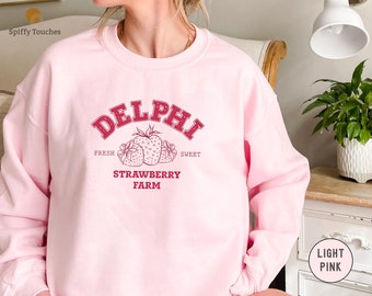 Delphi Strawberry Farms Sweatshirt Hoodie T Shirt, Graphic Tee, Percy Jackson the Olympians Shirt, Bookish shirt, Book lover Shirt bookworm