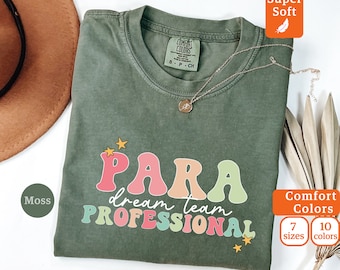 Comfort Colors paraprofessioneel T-shirt, docent parachutist