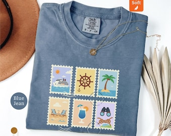 Comfort Colors Summer Vacation Tee, Family Matching Tee, Cruise Vibes Shirt, Family Vibes Tee, Summer Holiday Tee, Retro Summer Tee
