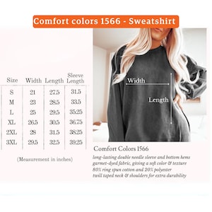 Favoriete schoonzus sweater, Comfort Colors®, cadeau schoonzus, bonus zus ronde hals, huwelijkscadeau, kerstcadeau voor haar afbeelding 2
