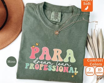 Comfort Colors® T-Shirt für pädagogische Fachkräfte, T-Shirts für das pädagogische Hilfsteam, Lustiges T-Shirt für pädagogische Fachkräfte, Geschenkidee für pädagogische Fachkräfte, T-Shirt für Schulassistenten, Schulanfang