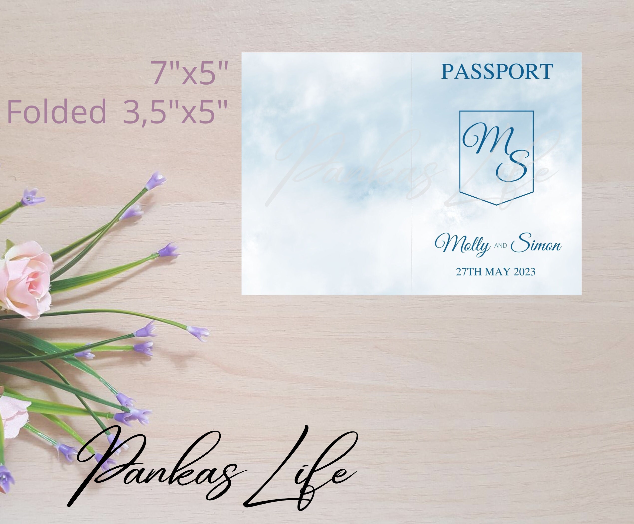 Printable Passport Wedding Invitation Template Suite Wedding - Etsy