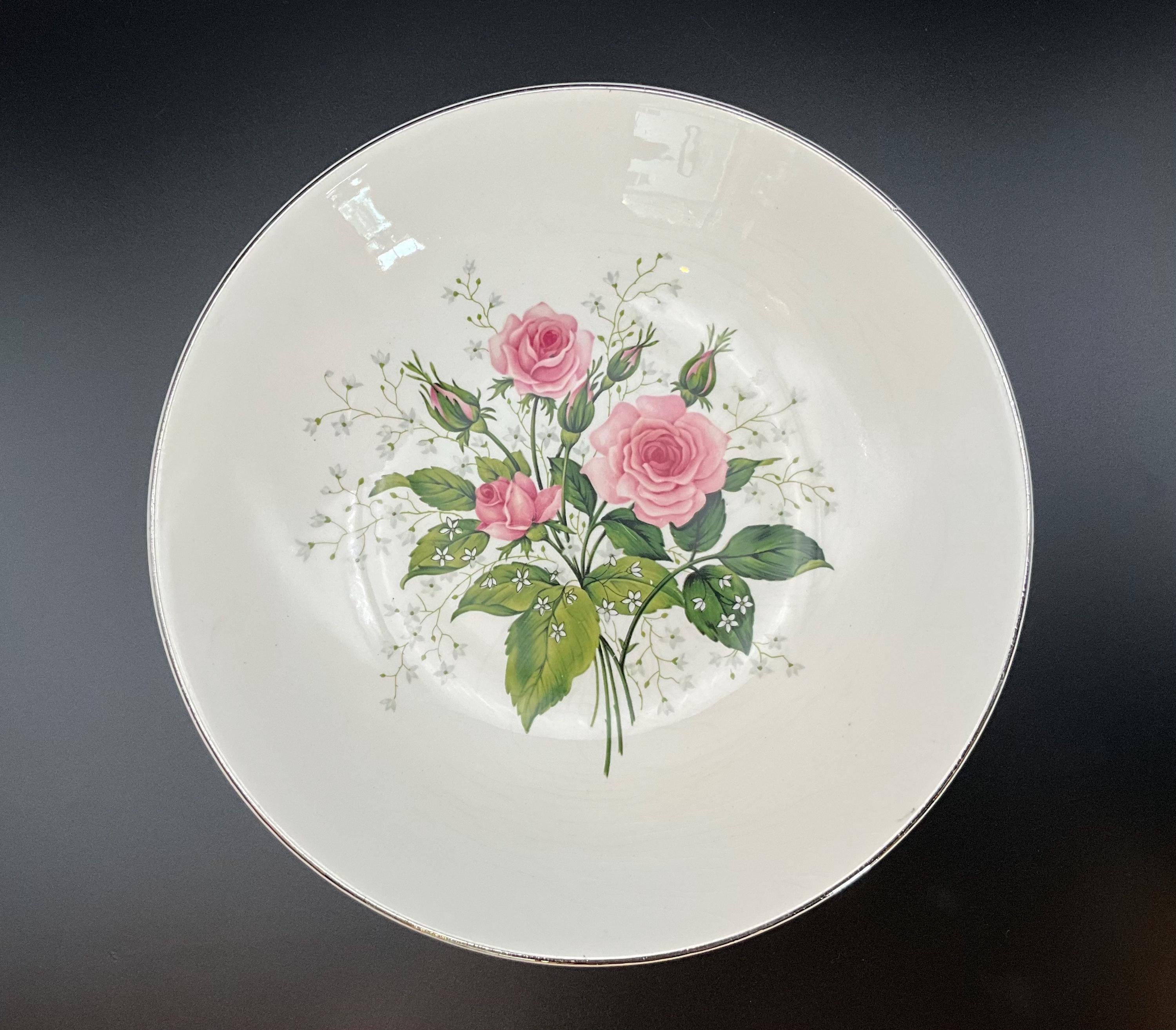 Antique Pink Rose China - Etsy
